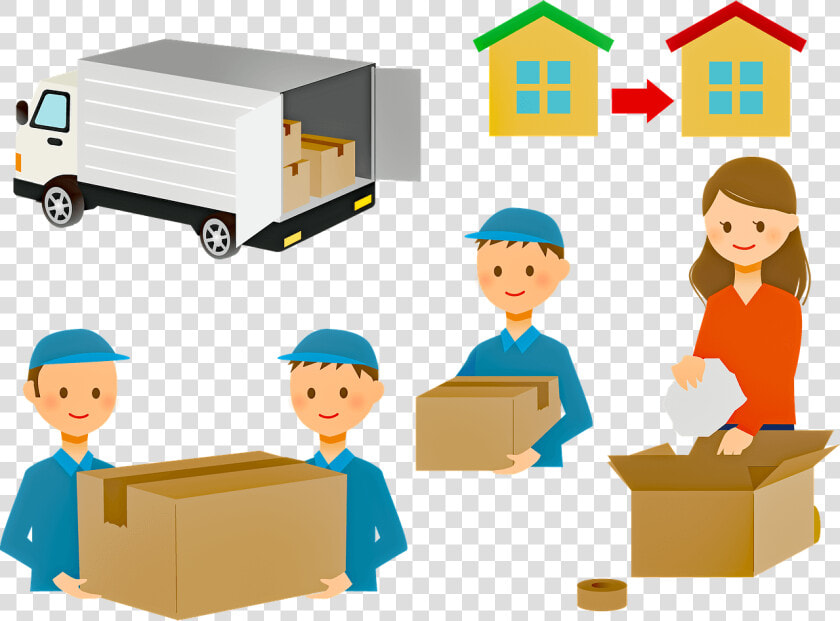 Moving  Boxes  Mover  Moving Truck  Carton  Cardboard   People Moving Houses Drawing  HD Png DownloadTransparent PNG