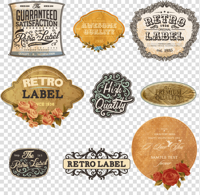 Retro Labels   Vintage Label Png Retro  Transparent PngTransparent PNG