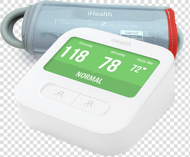 Heart Rate   Ihealth 2 Smart Blood Pressure Monitor  HD Png DownloadTransparent PNG