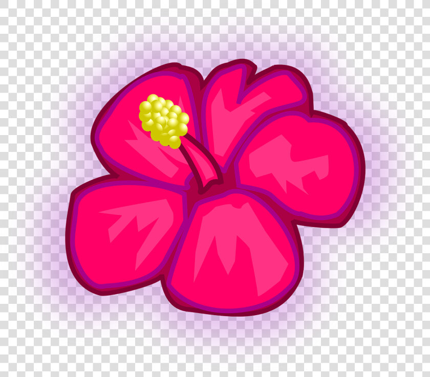 Flor  Hawaiano  Rose  Rojo  Tropicales  Planta  Hibisco   Tropical Rainforest Plants Cartoons  HD Png DownloadTransparent PNG