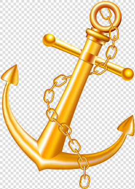 Golden Anchor   Gold Anchor Clipart  HD Png DownloadTransparent PNG