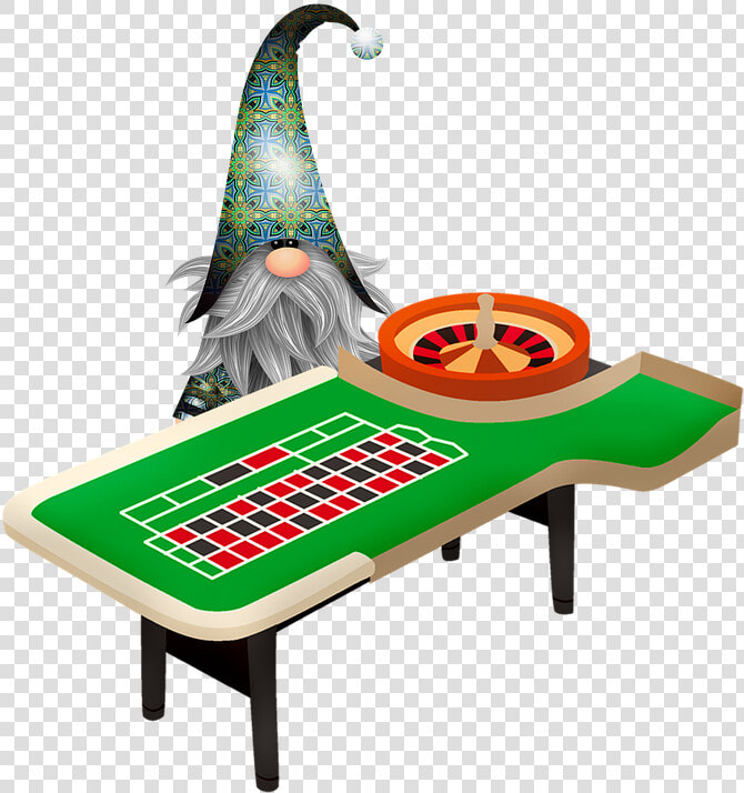 Gnome And Roulette Table  Christmas Gnome  Imp  Elf   Christmas Gnome Transparent Png  Png DownloadTransparent PNG