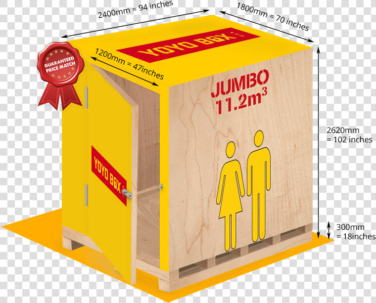 Jumbo   Carton  HD Png DownloadTransparent PNG