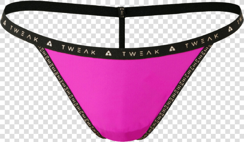 Tweak Pink  amp  Black Ladies Thong Underwear   Panties  HD Png DownloadTransparent PNG