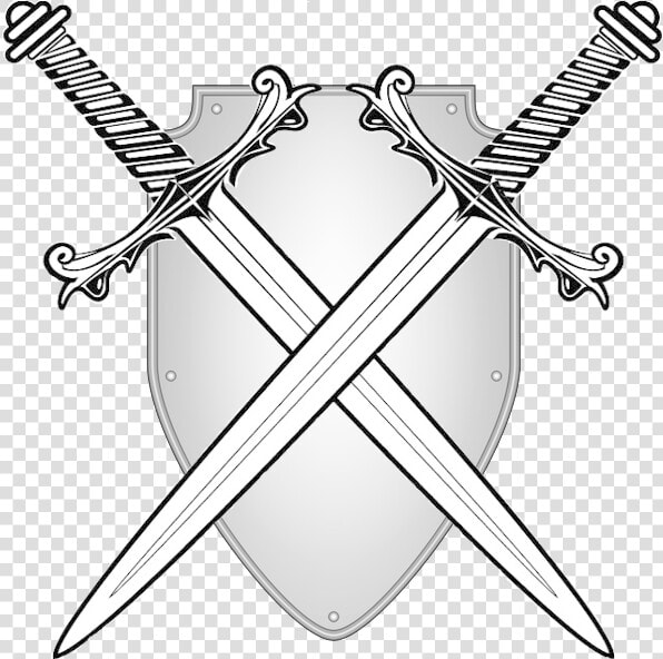 Two Swords Clip Art   Crossed Swords  HD Png DownloadTransparent PNG