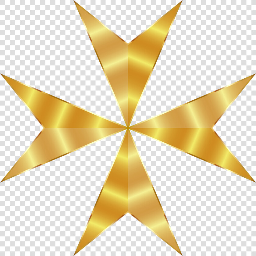 Gold Maltese Cross Mark Ii No Background Banner Royalty   Gold Background And Cross  HD Png DownloadTransparent PNG