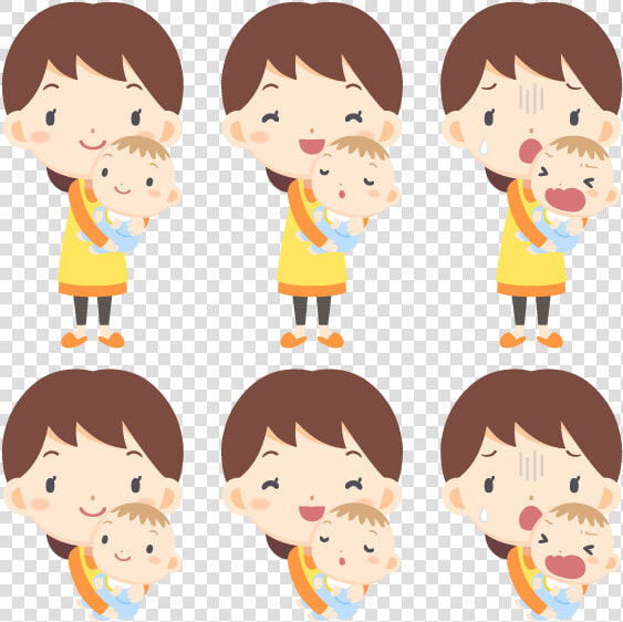 Woman Hug Baby With Different Emotions Free Png And   Boy With Emotions Png  Transparent PngTransparent PNG