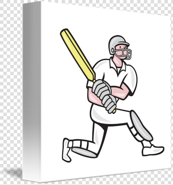 Clip Art Player Batsman Batting Kneel   Cartoon Cricket Player  HD Png DownloadTransparent PNG