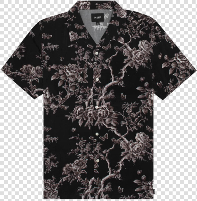 Huf Highline Woven Shirt Black   Huf Shirts  HD Png DownloadTransparent PNG