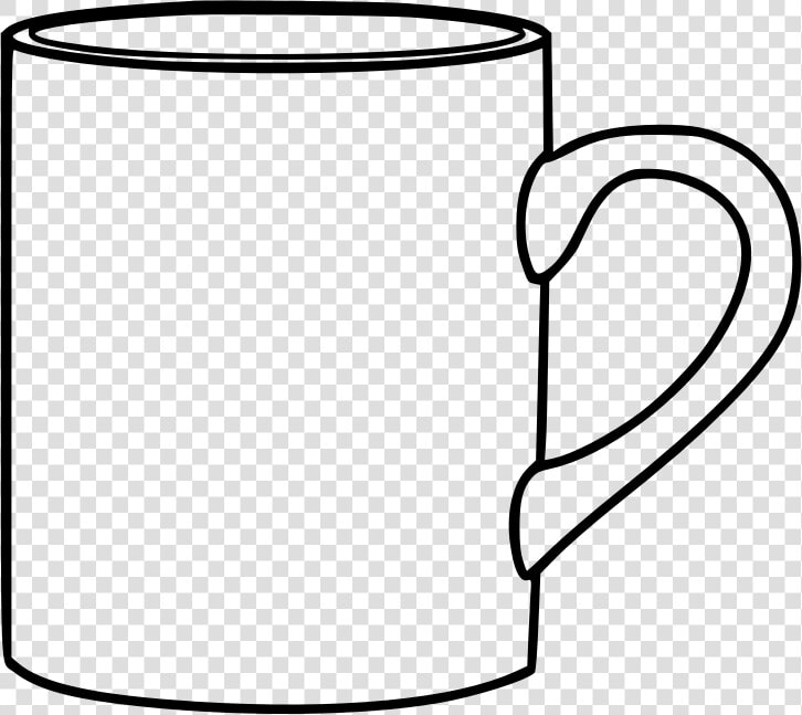 Mug   Clip Art Black And White Mug  HD Png DownloadTransparent PNG