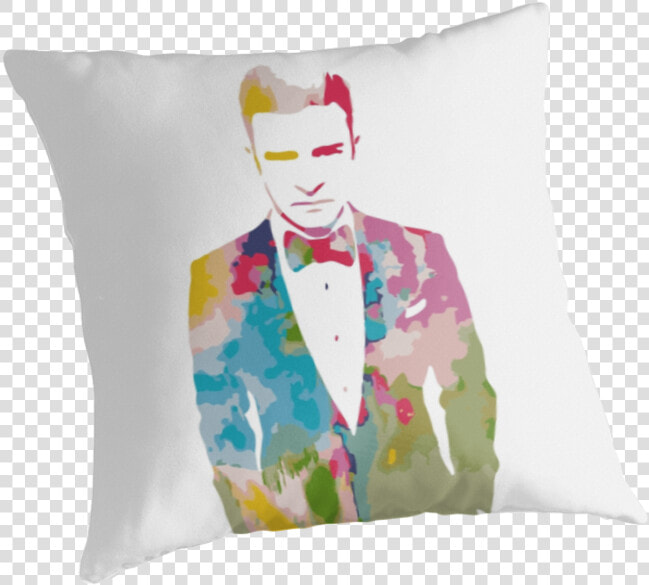 Justin Timberlake Water Colour By Obieb   Cushion  HD Png DownloadTransparent PNG