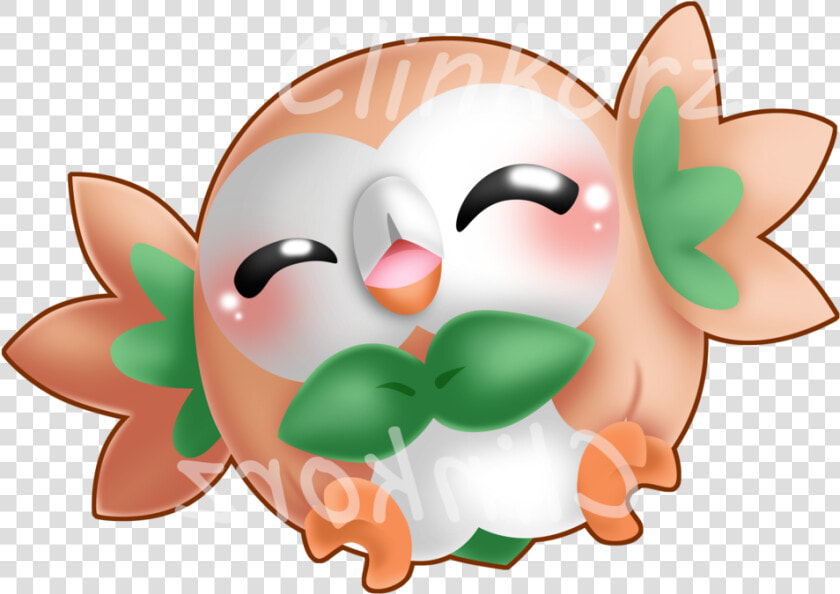 722 Rowlet   Cartoon  HD Png DownloadTransparent PNG