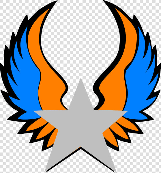 Orange And Blue Star Wings Svg Clip Arts   Vector Call Of Duty Logo  HD Png DownloadTransparent PNG