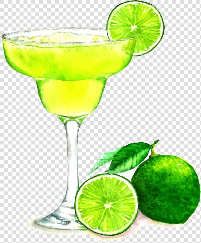 Ftestickers Watercolor Drink Cocktail Margarita   Margarita Drawing  HD Png DownloadTransparent PNG