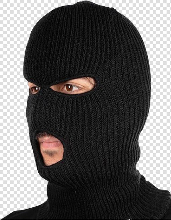 Balaclava  Mask Png   Bank Robber Wearing Ski Mask  Transparent PngTransparent PNG