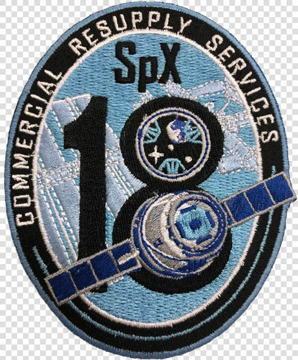 Crs Spacex   Spacex Crs 18 Patch  HD Png DownloadTransparent PNG