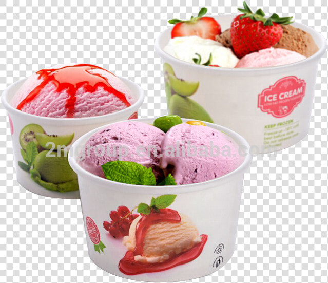 High Quality Ice Cream Paper Cup frozen Yogurt Cup   Cream  HD Png DownloadTransparent PNG