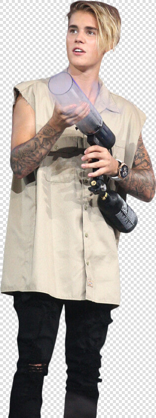 Justin Bieber Holding Gas Canone Png Image   Justin Bieber Caroon  Transparent PngTransparent PNG