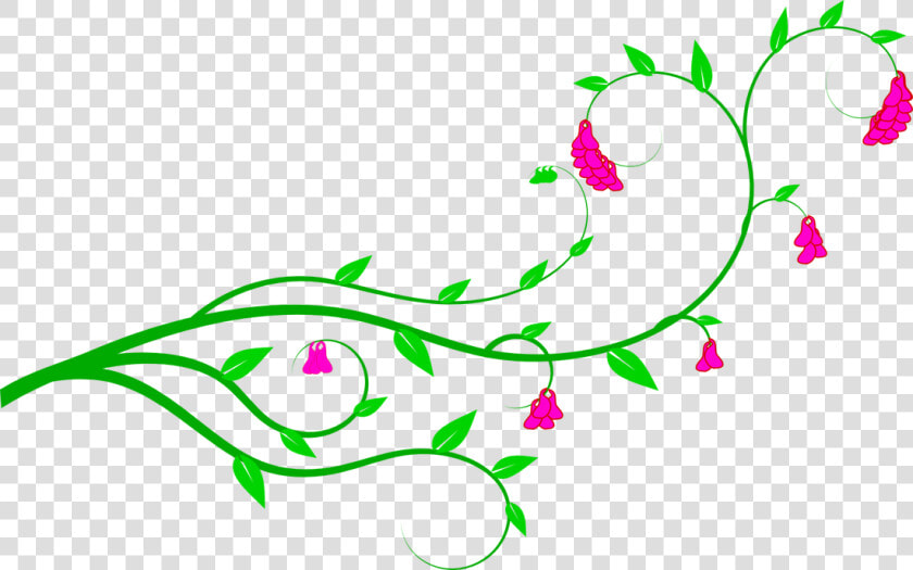 Free Clip Art Pictures   Flower Vine Clipart  HD Png DownloadTransparent PNG