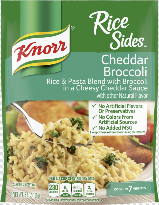 Cheddar Broccoli   Knorr Rice Sides  HD Png DownloadTransparent PNG