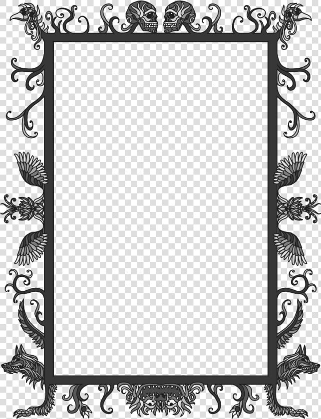 Horror Frame Png   Horror Photo Frame Png  Transparent PngTransparent PNG