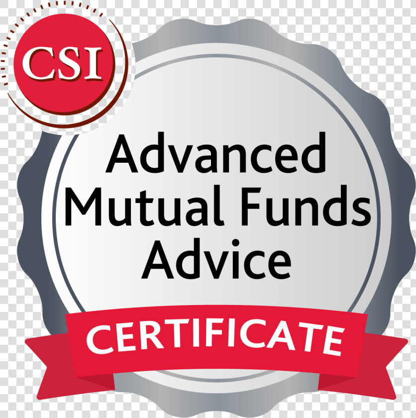 Certificate In Advanced Mutual Funds Advice  HD Png DownloadTransparent PNG