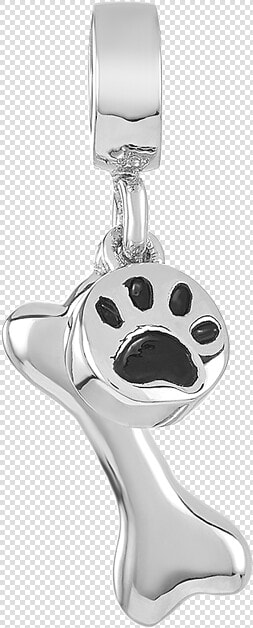 Silver Dog Bone Charm For Use With Dbw Interchangeable  HD Png DownloadTransparent PNG