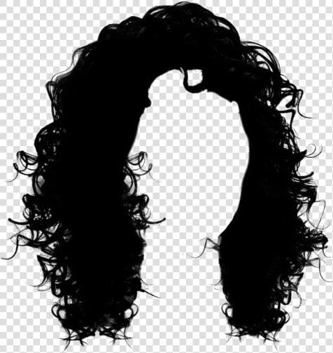 Transparent Long Curly Hair Silhouette   Brown Curly Hair Transparent  HD Png DownloadTransparent PNG