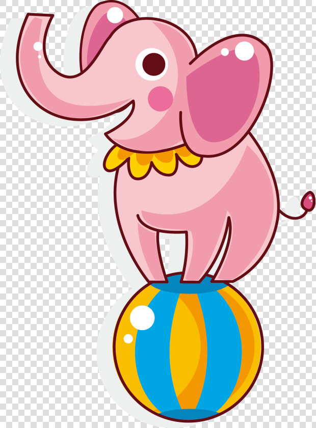 Elephants Clipart Carnival   Simple Circus Elephant Drawing  HD Png DownloadTransparent PNG