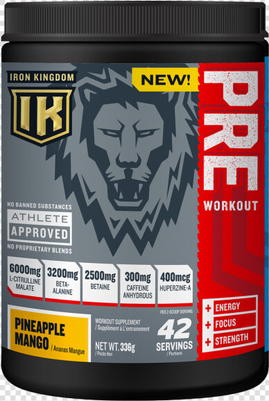 Iron Kingdom Pre workout Pineapple Mango   Iron Kingdom Pre Workout  HD Png DownloadTransparent PNG