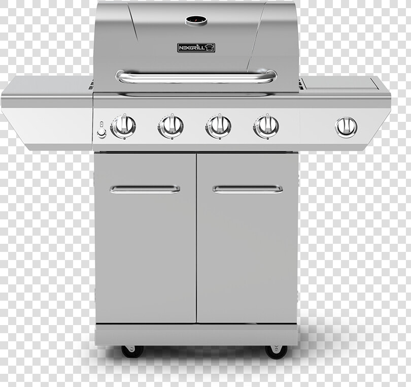 4 burner Propane Gas Grill With Stainless Steel Side   Nexgrill Replacement Grease Tray  HD Png DownloadTransparent PNG