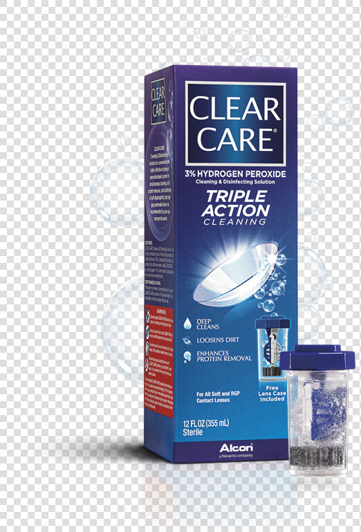 Clear Care Contact Solution  HD Png DownloadTransparent PNG