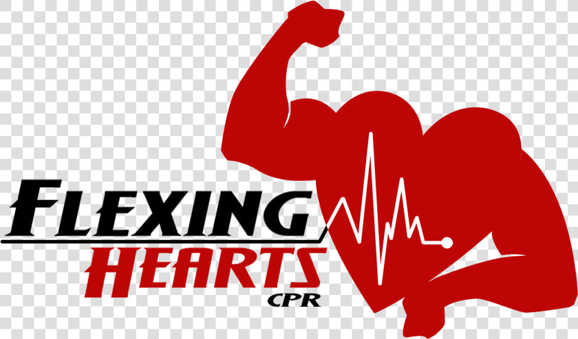 Flexing Hearts Cpr   Graphic Design  HD Png DownloadTransparent PNG