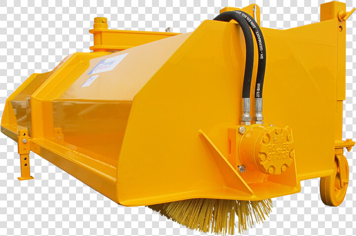 Road Sweeper   Bulldozer  HD Png DownloadTransparent PNG