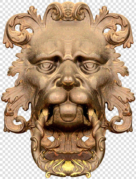 Doorknocker  Lion  Lion Head  Old  Input  Door  Metal   Lion Head Metal Png  Transparent PngTransparent PNG