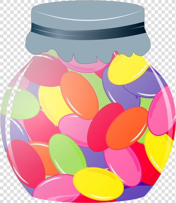 Jar Of Candy Jelly Bean Clipart Transparent Png   Jelly Bean Jar Clipart  Png DownloadTransparent PNG