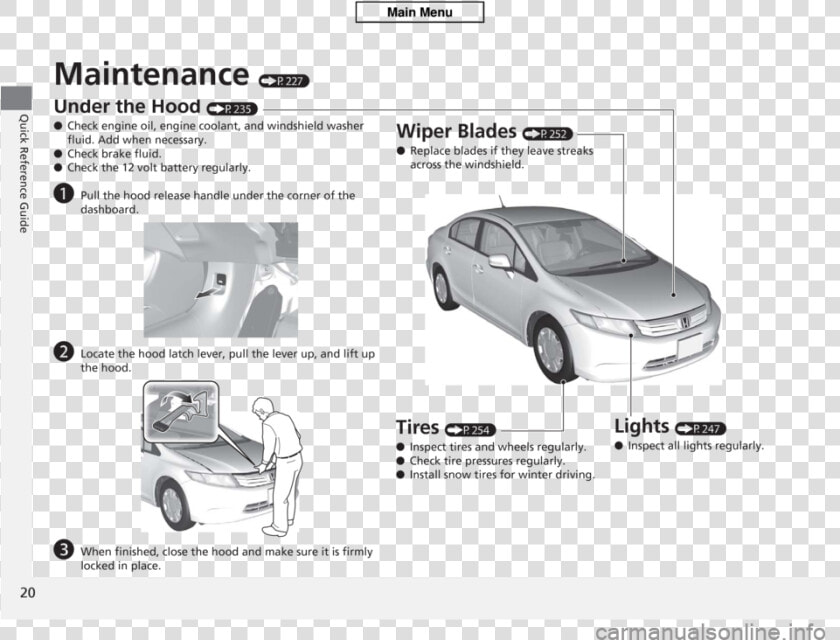 Honda Civic Hybrid 2012   Honda Jazz 2017 Repair Manual  HD Png DownloadTransparent PNG