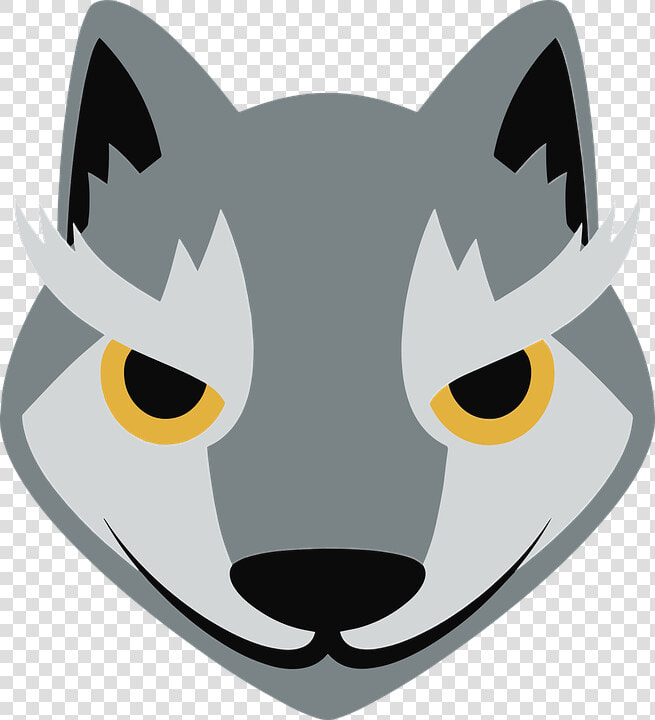 Wolf  Emoji  Animals  Emoticons  Illustration  Predator   Cute Wolf Face Cartoon  HD Png DownloadTransparent PNG