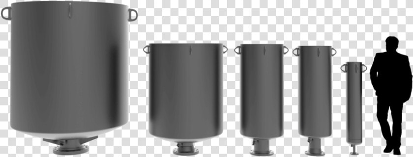 Blowdown Vent Silencer Size Comparison Compressed   Mobile Phone  HD Png DownloadTransparent PNG