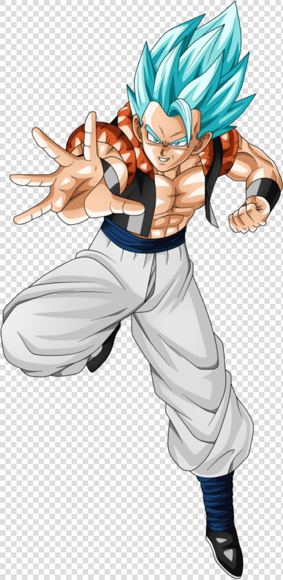 Gogeta Ssj Blue By Xxcholo15xx dbbhd6p   Dragon Ball Gogeta Ssj Blue  HD Png DownloadTransparent PNG