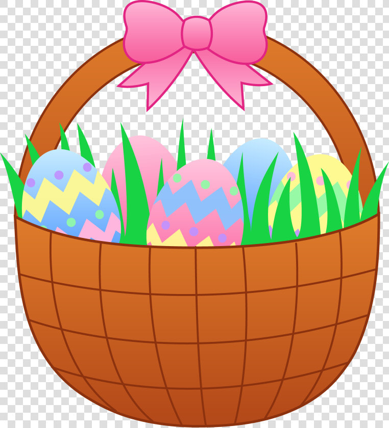 Elegant Easter Eggs In Grass Clipart   Easter Basket Clipart Transparent  HD Png DownloadTransparent PNG