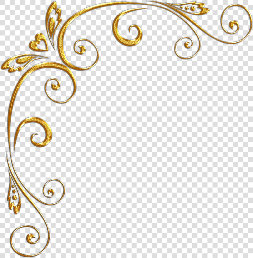 Gold Corner Border Png   Transparent Gold Corner Border Png  Png DownloadTransparent PNG