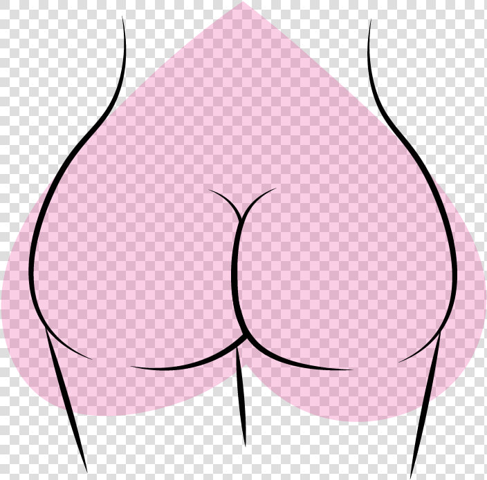 Pear Shaped Butt   Pear Butt  HD Png DownloadTransparent PNG