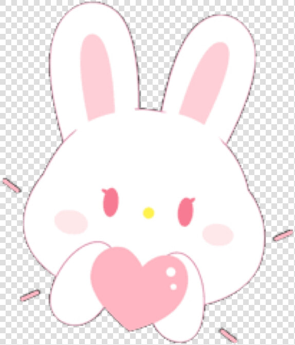  rabbit  bunny  pink  cute  soft  aesthetic  pastel   Pink Aesthetic Kawaii And Soft  HD Png DownloadTransparent PNG