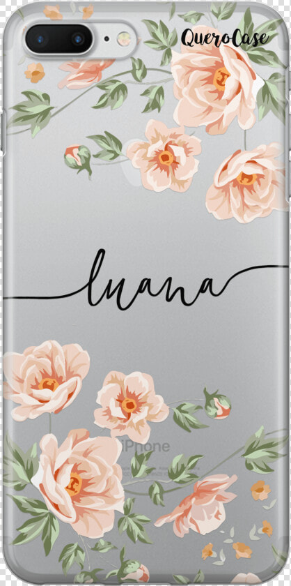 Flores Rosas Com Seu Nome   Capas Personalizads Flamingo Com Flores  HD Png DownloadTransparent PNG