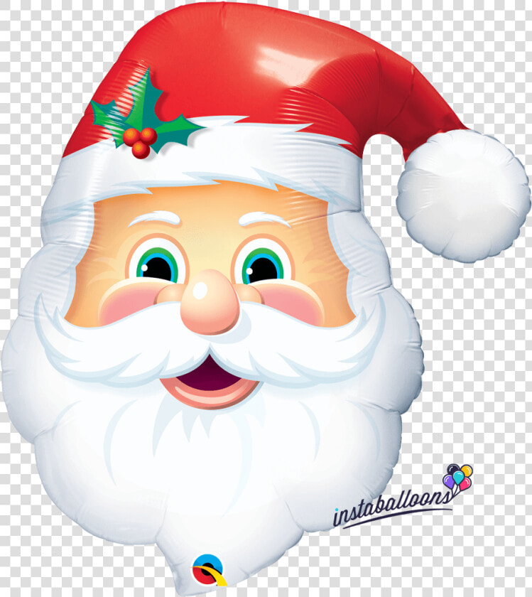 Holiday Balloons     Santa Balloon Qualatex  HD Png DownloadTransparent PNG