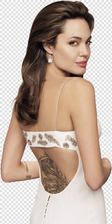 Hair long Accessory fashion Model waist bikini   Angelina Jolie  HD Png DownloadTransparent PNG