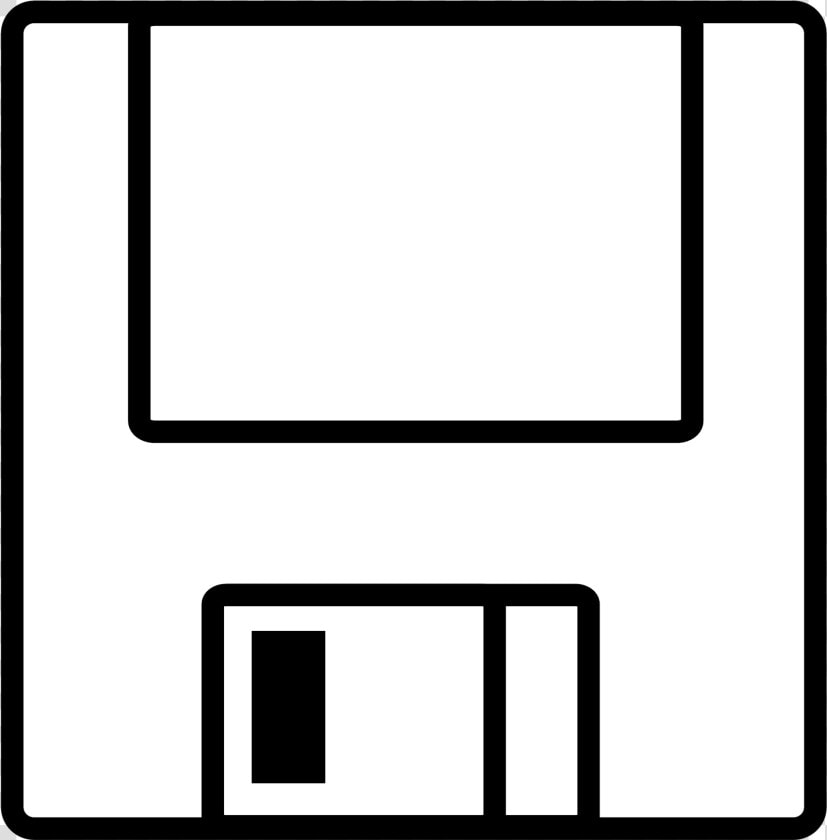 Old Floppy Disk Icon  HD Png DownloadTransparent PNG