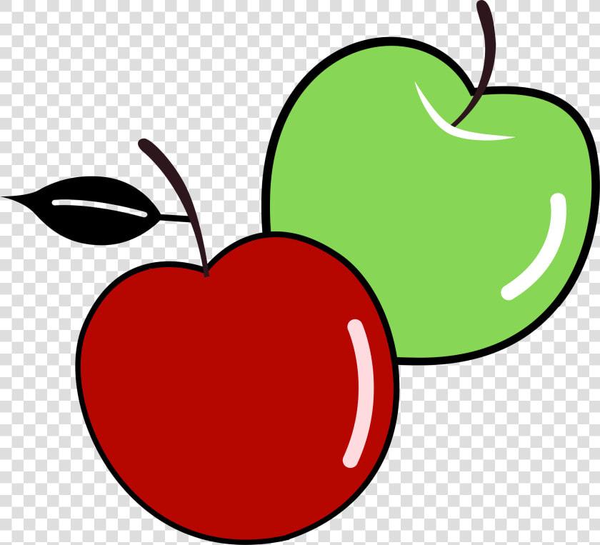 Banner Free Stock Apple Clip Public Domain   Red And Green Apple Png Clipart  Transparent PngTransparent PNG