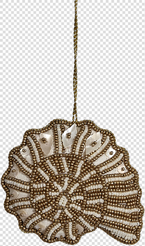 Nautilus Gold Mop  amp  Bead Ornament   Locket  HD Png DownloadTransparent PNG